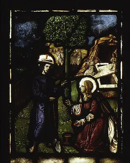 Christ Appearing to Saint Mary Magdalene (one of a set of 12 scenes from The Life of Christ) by Anonymous