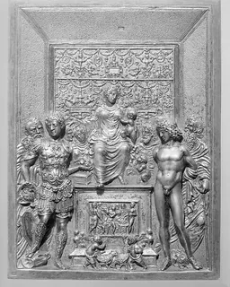 Madonna and Child enthroned with Saints by Anonymous