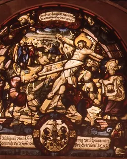 The Raising of the Cross by Franz Fallenter