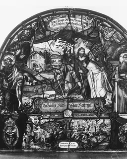 The Encounter on the Way to Emmaus by Franz Fallenter