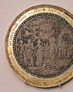 Wedding medallion by Anonymous