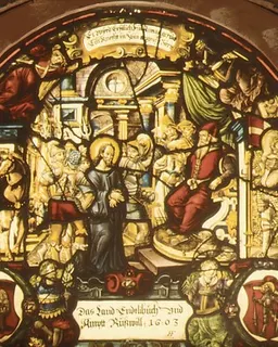 Christ Before Annas by Franz Fallenter