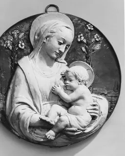 Madonna of the Lillies by Benedetto Buglioni
