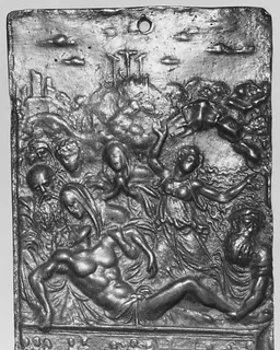 The Entombment of Christ by Moderno (Galeazzo Mondella)