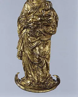 Virgin and Child on a crescent moon by Anonymous