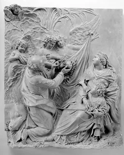 The Flight Into Egypt by Giovanni Maria Morlaiter
