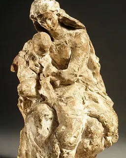Virgin and Child with St. John the Baptist by Jean-Baptiste Carpeaux