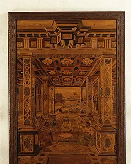 The Last Supper by Fra Damiano da Bergamo (Damiano di Antoniolo de Zambelli)