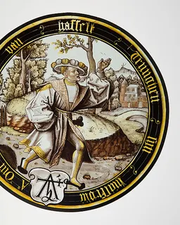 The Prodigal Sets Out (one of eight scenes from the story of the Prodigal Son) by Anonymous