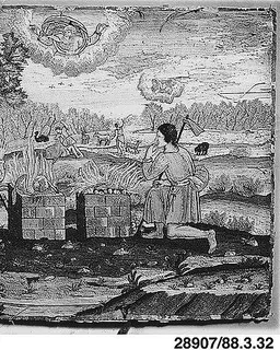 Offerings of Cain and Abel by Leonardus Quesi