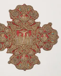Embroidered cross from an Omophorion by Anonymous