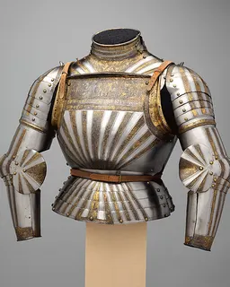 Elements of an Italian Light-Cavalry Armor <i>alla Tedesca</i> (in the German Fashion) by Anonymous