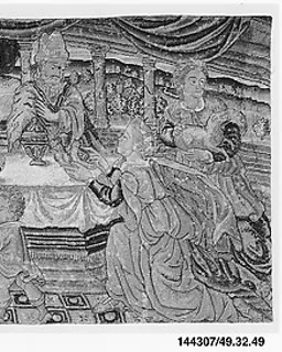 The Annunciation (one of a set of four) by Anonymous