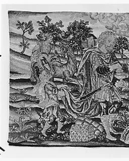 The Adoration of the Magi (one of a set of four) by Anonymous