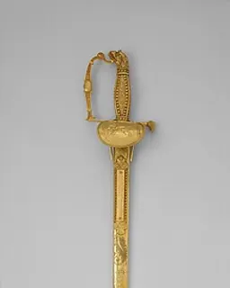Presentation Sword and Scabbard of Brigadier General Daniel Davis (1777–1814) of the New York Militia by John Targee