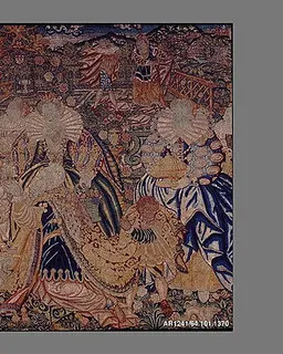Panel with the story of King Solomon by Anonymous