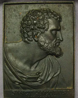 Head described as that of Saint James the Elder by Georg Wilhelm Vestner