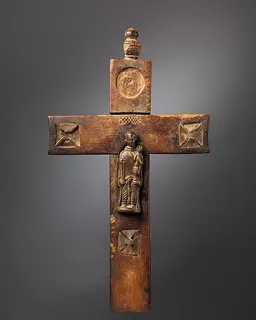 Crucifix with Saint Anthony of Padua by Kongo artist
