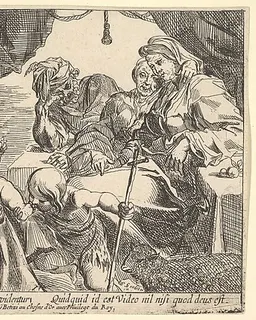 Holy Family with Saints, from "Episodes from the New Testament" by Pierre Brebiette