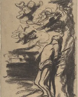 Saint Sebastian by Honoré Daumier