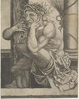 Christ as the Man of Sorrows by Frans Crabbe van Espleghem