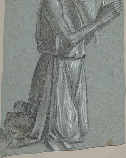 Saint Jerome (recto); Soldier with a Spear (verso) by Vittore Carpaccio