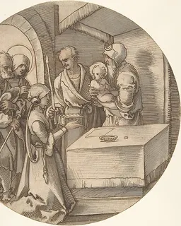 The Presentation of the Infant Jesus in the Temple by Sebald Beham