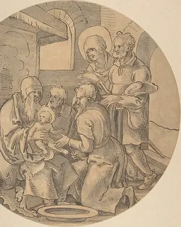 The Circumcision of Christ by Sebald Beham