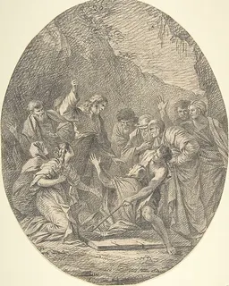 Raising of Lazarus by Anonymous, German, 18th century