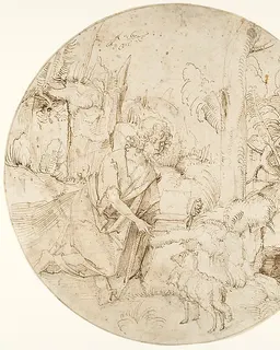 Saint John the Baptist in the Wilderness by Hans Süss von Kulmbach