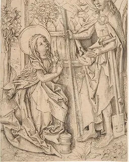 Christ Appearing to Mary Magdalen by Master of the Drapery Studies