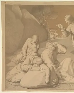 Christ in the Garden of Gethsemane by Johann Friedrich Overbeck