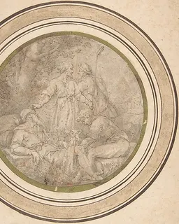 The Drunkenness of Noah by Friedrich Sustris