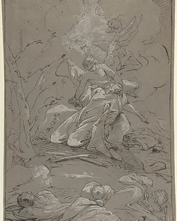 Christ in the Garden of Gethsemane by Paul Troger