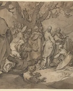 Christ and the Canaanite Women by Abraham Bloemaert