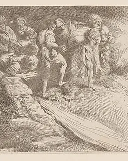Resurrection of Lazarus by Salvatore Castiglione