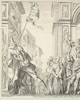 Saint James Cures a Blind Man, from "The Story of Saints James and Christopher in the Eremitani Chapel" by Giovanni David