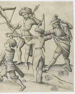 Saint Sebastian by Master of the Playing Cards