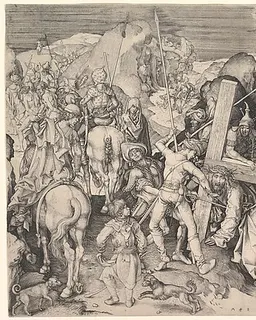 Christ Carrying the Cross by Martin Schongauer