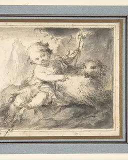 The Infant St. John the Baptist by Bartolomé Esteban Murillo