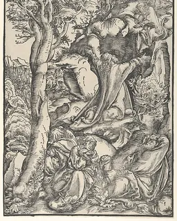 Christ on the Mount of Olives by Lucas Cranach the Elder
