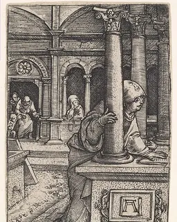 The Virgin Searching For Her Son in the Temple by Albrecht Altdorfer