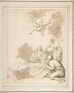 Adoration of the Shepherds by Jusepe de Ribera (called Lo Spagnoletto)