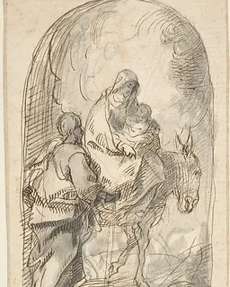 The Flight into Egypt by Pedro  Duque Cornejo
