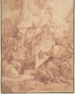 Adoration of the Shepherds by Nicolas Bertin