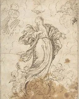 Virgin of the Immaculate Conception by Anonymous, Spanish, School of Seville, 17th century