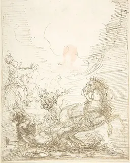 The Conversion of Saint Paul by Anonymous, Spanish, School of Seville, 17th century