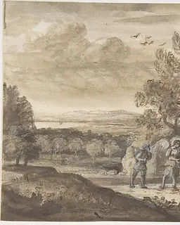 The Flight into Egypt by Claude Lorrain (Claude Gellée)