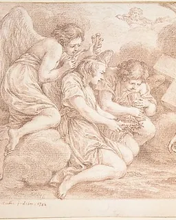 Christ Falling under the Cross by Charles Nicolas Cochin II