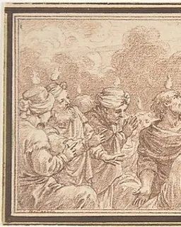 The Coming of the Holy Spirit at Pentecost by Charles Nicolas Cochin II